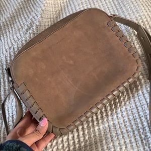 Allsaints mini Kepi Lea Suede Crossbody